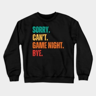 Game Night Crewneck Sweatshirt